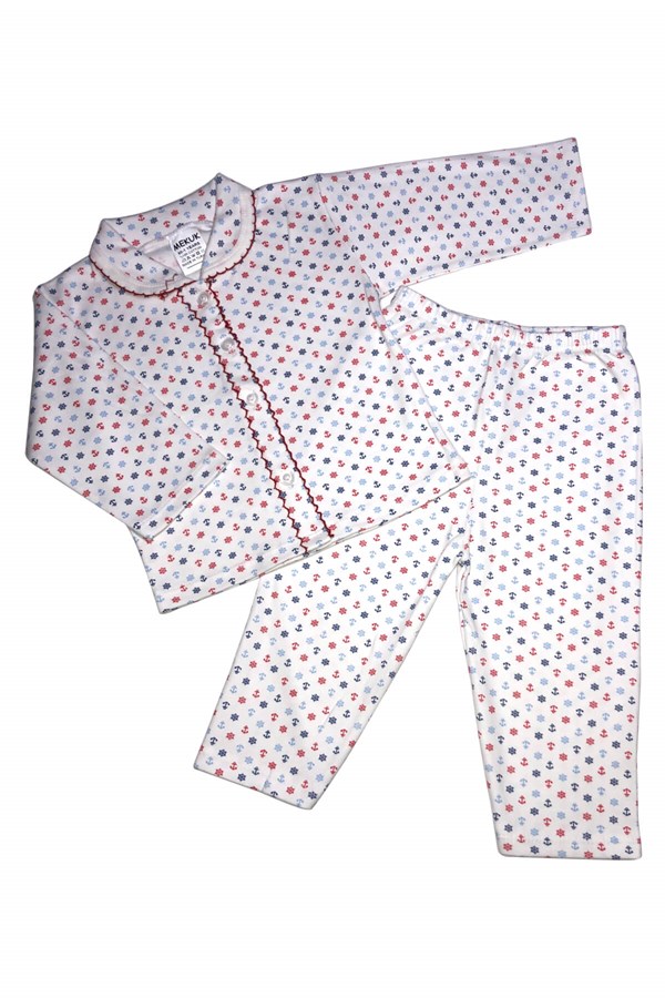 BL-27Kız Bebek Sevimli Pijama 2'li Takım